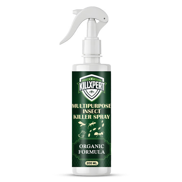 Killxpert Herbal Multipurpose Insect Repellent Spray 200ml | Natural & Non-Toxic Pest Control for Mosquitoes, Ants, Cockroaches & Flies | Safe for Kids, Pets & Home Use