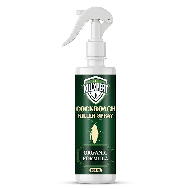 Killxpert Herbal Cockroach Repellent Spray 200ml | Natural & Non-Toxic Insect Killer for Home, Kitchen & Bathroom | Safe for Kids, Pets & Environment