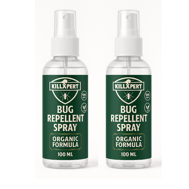 Killxpert Herbal Bug Repellent Spray 100ml (Pack of 2) | Natural Bed Bug Killer Spray for Home | Non-Toxic, Eco-Friendly, Safe for Kids & Pets