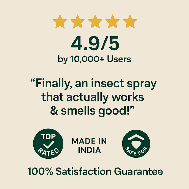 Killxpert Herbal Bug Repellent Spray 100ml (Pack of 2) | Natural Bed Bug Killer Spray for Home | Non-Toxic, Eco-Friendly, Safe for Kids & Pets