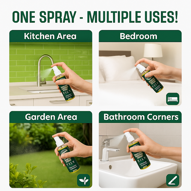 Killxpert Herbal Bug & Ant Repellent Spray 100ml Each | Natural Insect Killer Combo for Home & Kitchen | Safe, Non-Toxic & Eco-Friendly Pest Control Spray