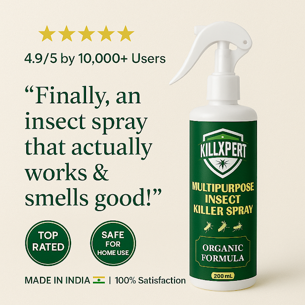 Killxpert Herbal Bug & Ant Repellent Spray 100ml Each | Natural Insect Killer Combo for Home & Kitchen | Safe, Non-Toxic & Eco-Friendly Pest Control Spray