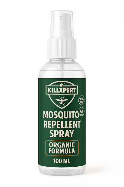 Killxpert Herbal Mosquito Repellent Spray 100ml | Natural & Non-Toxic Insect Killer for Home, Bedroom & Outdoor Use | Safe for Kids, Pets & Environment