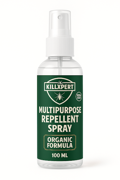 Killxpert Herbal Multipurpose Insect Repellent Spray 100ml | Natural & Non-Toxic Pest Control for Mosquitoes, Ants, Cockroaches & Flies | Safe for Kids, Pets & Home